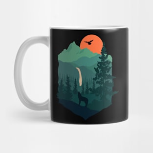 The Wolf of the Forest Mug